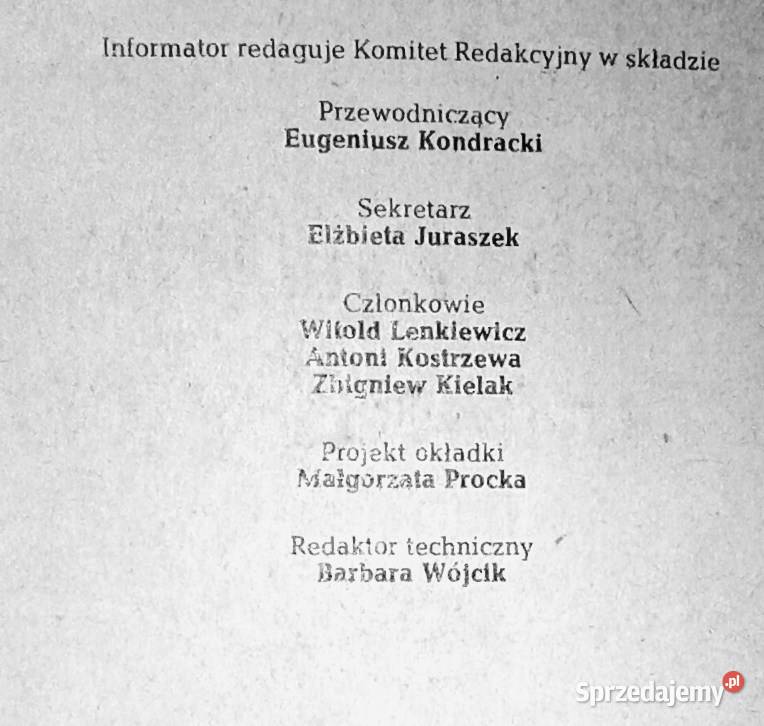 O działce Eugeniusz Kondracki i inni Rok wydania 1987 Chełm