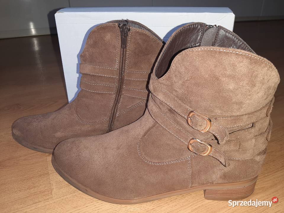 Buty zamsz brązowy VINCEZA r41 Rawicz sprzedam