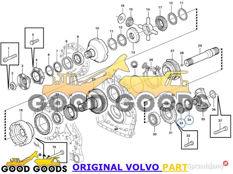 VOLVO USZCZELNIACZ 11144171 11716737 Władysławów sprzedam
