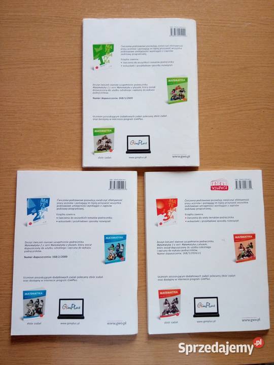 Matematyka Ćwiczenia podstawowe 1 2 i 3 Podręczniki Dąbrowa Górnicza sprzedam