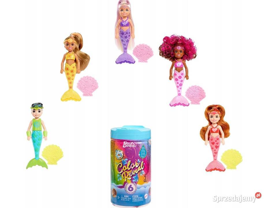 BARBIE CHELSEA KOLOROWA NIESPODZIANKA SYRENKA zachodniopomorskie Szczecin sprzedam