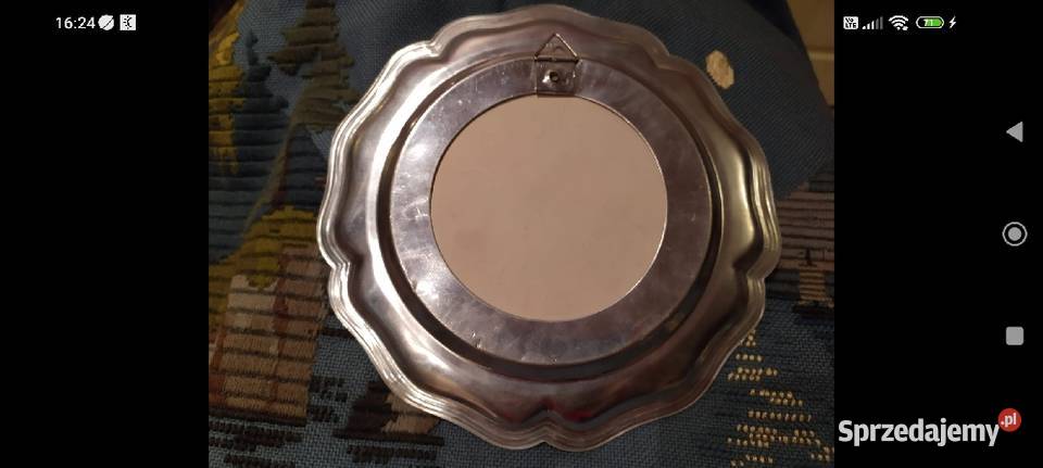 Talerz kolekcjonerski porcelana pejzaż w cynie Wrocław