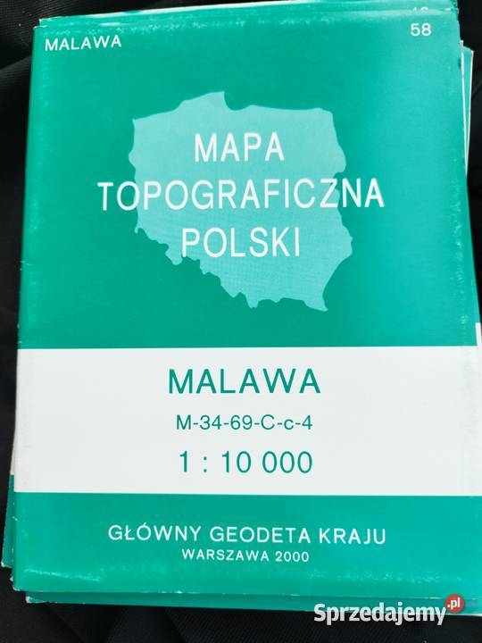 Mapa topograficzna polski podkarpackie Rzeszów