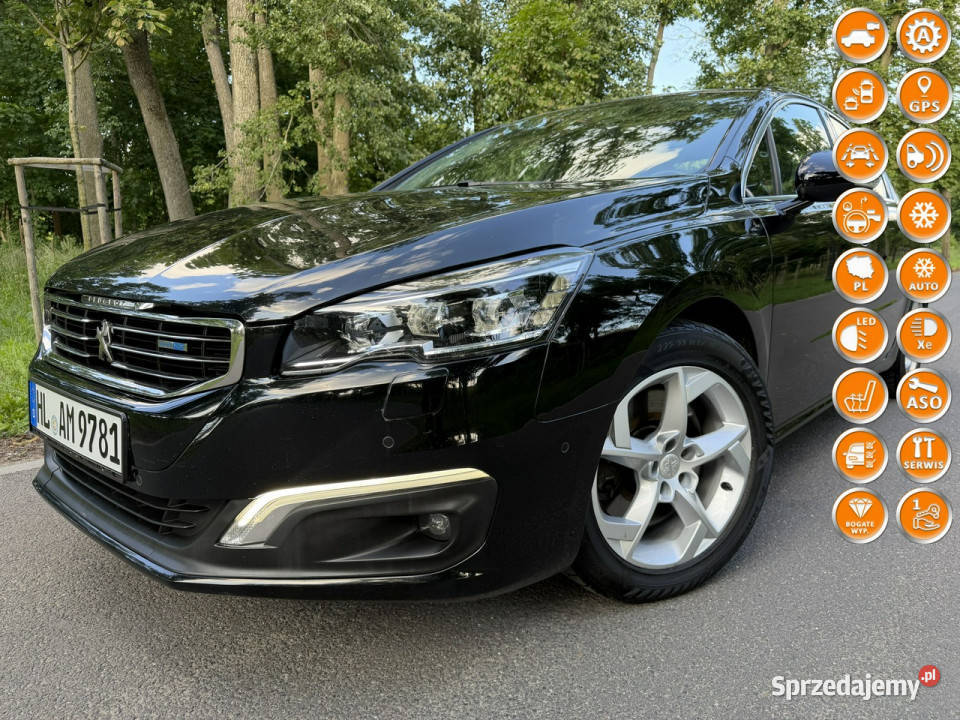 Peugeot 508 20 eHDi 180 Allure Maxx Kamera kujawsko-pomorskie Józefkowo