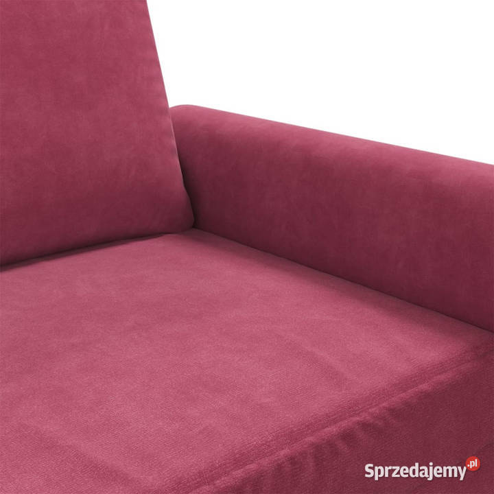 Sofa 2osobowa winna czerwień 120 tapicerowana Warszawa sprzedam