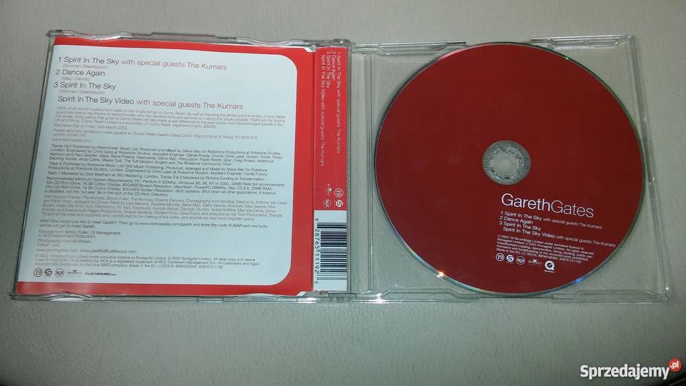 Płyta CD Gareth Gates na płycie też video CD Warszawa