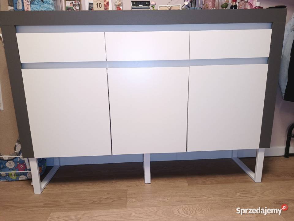 Komoda biało szara duża 152cm podkarpackie Rzeszów
