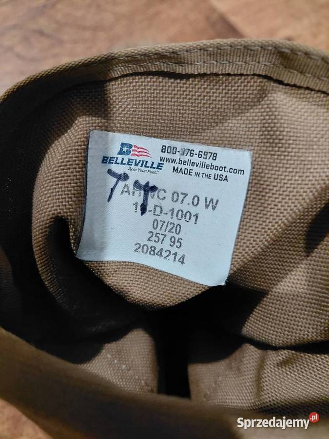 Buty Belleville AHWC 7W coyote dolnośląskie