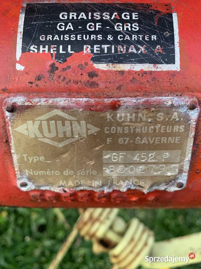 Przetrzasarka do siana Kuhn Unisław