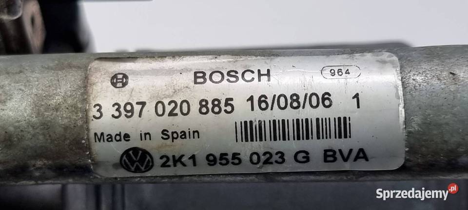 MECHANIZM WYCIERACZEK PRZÓD VOLKSWAGEN TOURAN Lipno