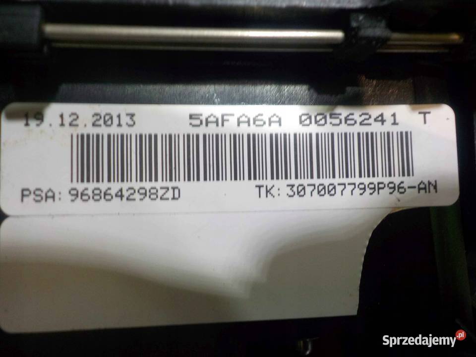 CITROEN DS5 14r AIRBAG poduszka kierowcy Wyposażenie wnętrza Suków