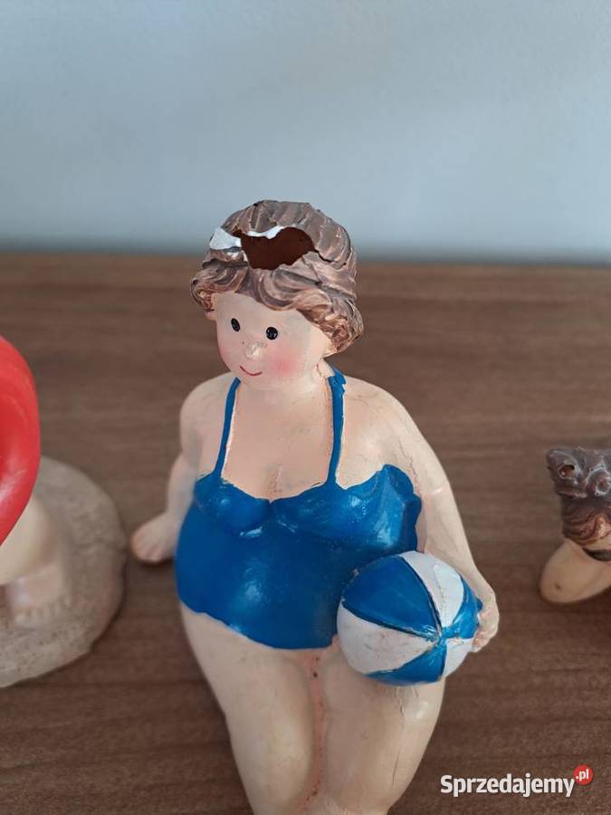 3x Ozdoba Figurka pani o grubszych kształtach Warszawa