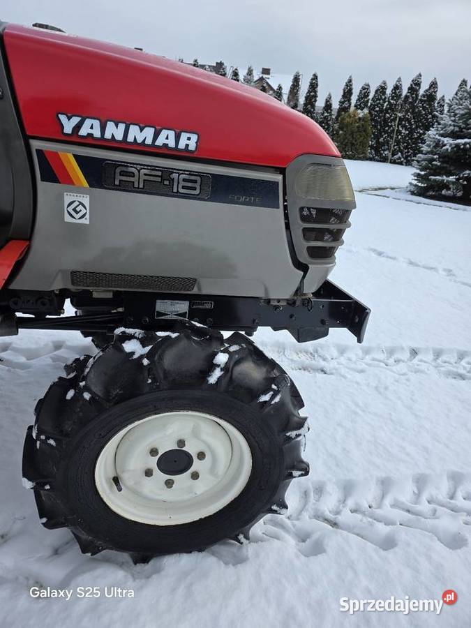 Traktorek Yanmar AF18 18 4x4 Wspomaganie Góra sprzedam
