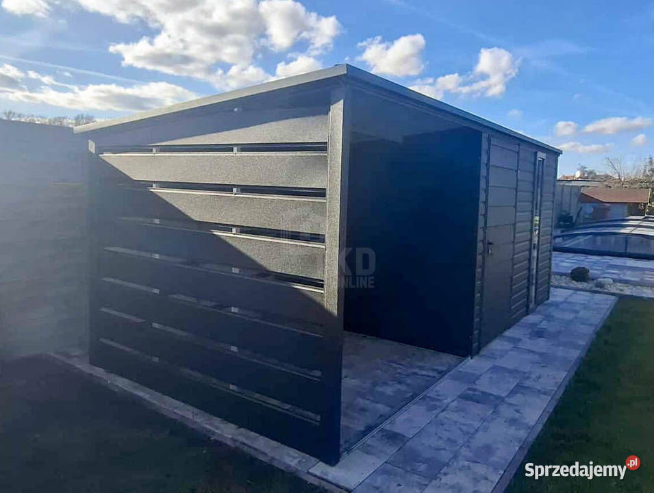 Schowek domek ogrodowy 3x3m wiata 3m drzwi okno Turek