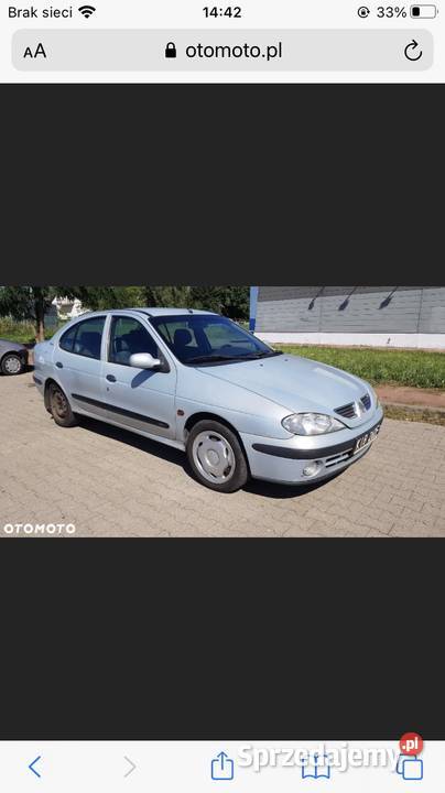 Renault Megane Classic 16 16V OC na klima manualna
