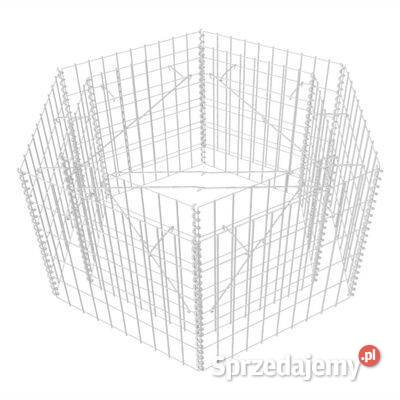 vidaXL Podwyższona donica gabionowa sześciokąta Warszawa