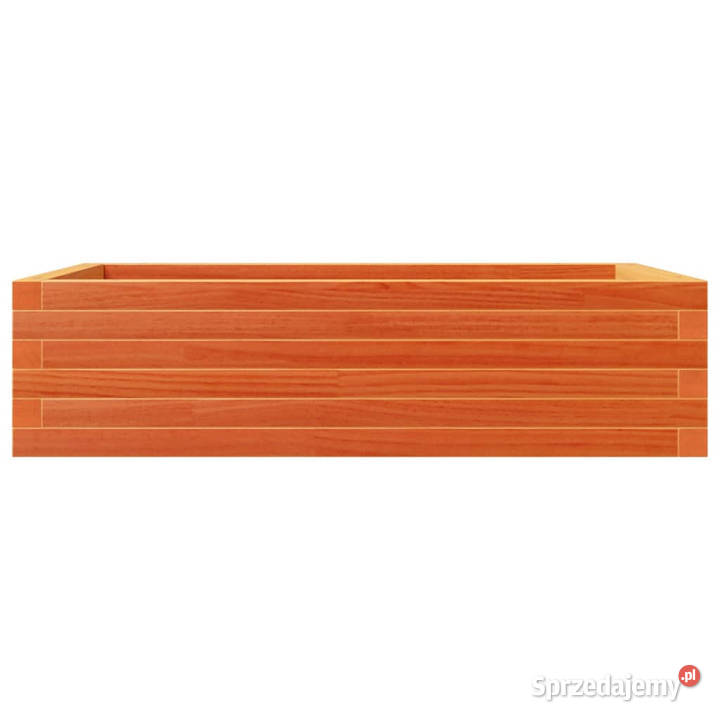 Donica ogrodowa woskowy brąz 90x60x23 lite Ogród mazowieckie Warszawa