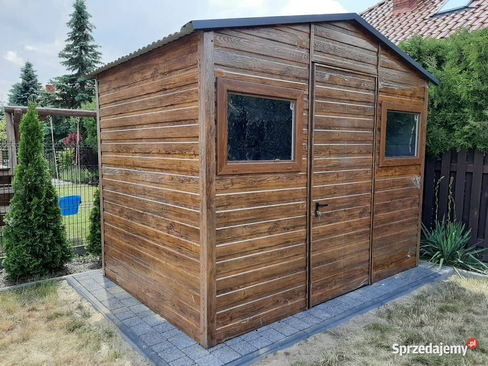 Schowek na Narzędzia Mały Garaż Blaszany Wiatka
