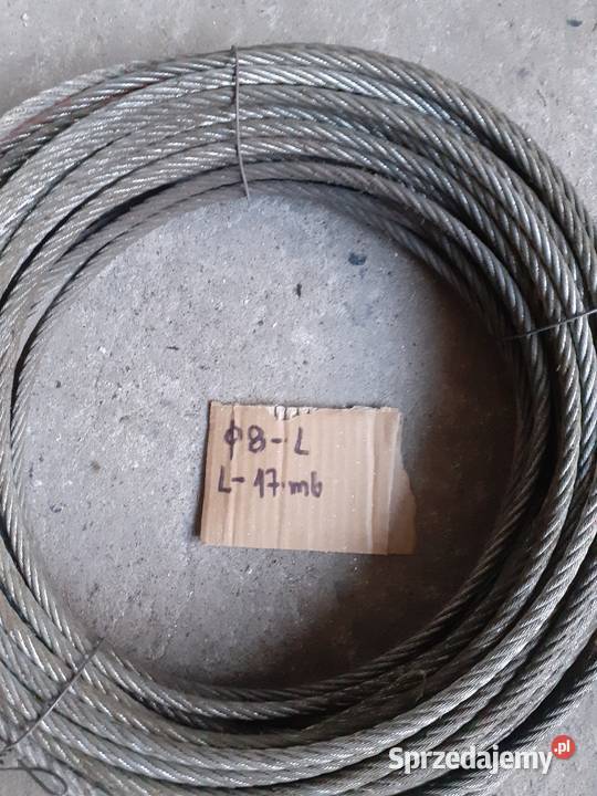 Lina stalowa fi 8 Warszawa sprzedam