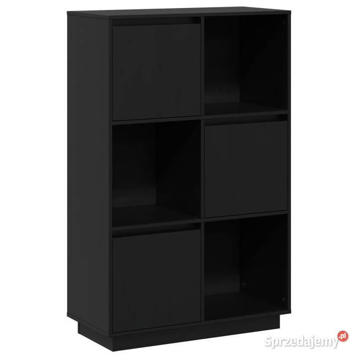 Szafka czarna 74x35x117 lite drewno sosnowe Warszawa