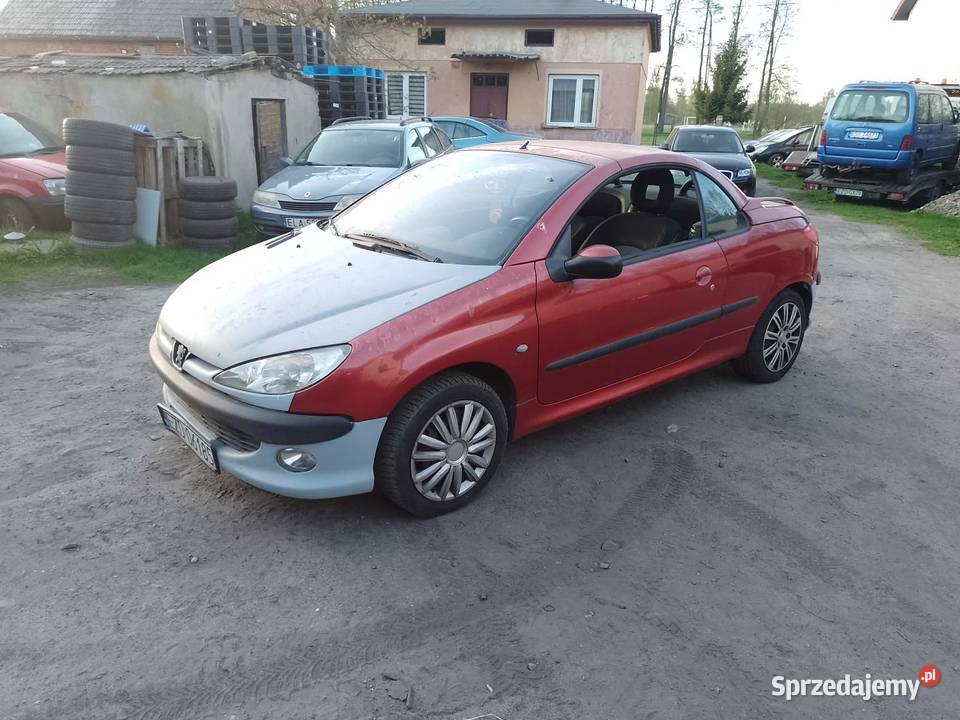 Fajny Peugeot 206 CC2001 r20 BenzDługie Oce i benzyna Zduńska Wola