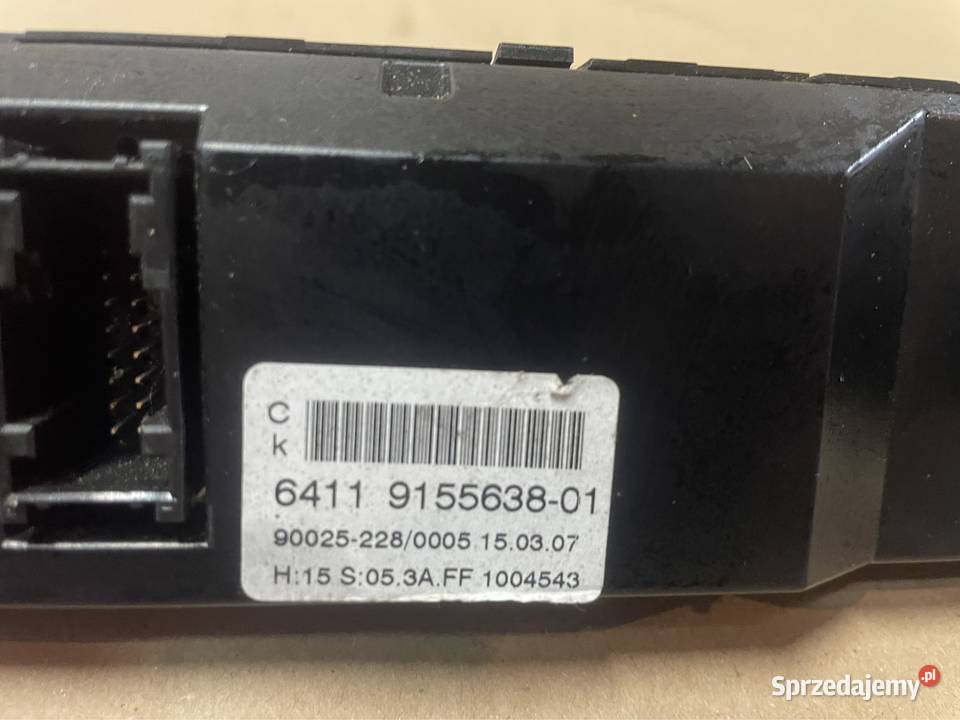 9155638 panel nawiewu klimatyzacji bmw 5 e60 e61 Szczecin