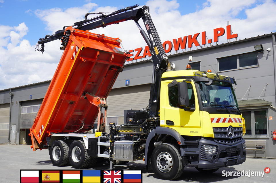 MercedesBenz Arocs 2640 6x4 100 HIAB XHiduo kupiony w salonie Kraków