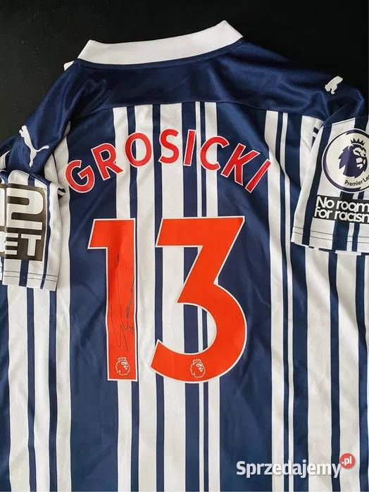 Koszulka Meczowa Premier Leaque Kamil Grosicki zachodniopomorskie Szczecin sprzedam
