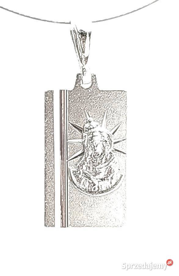 Matka Boska Ostrobramska medalik srebrny pr925 wielkopolskie Poznań