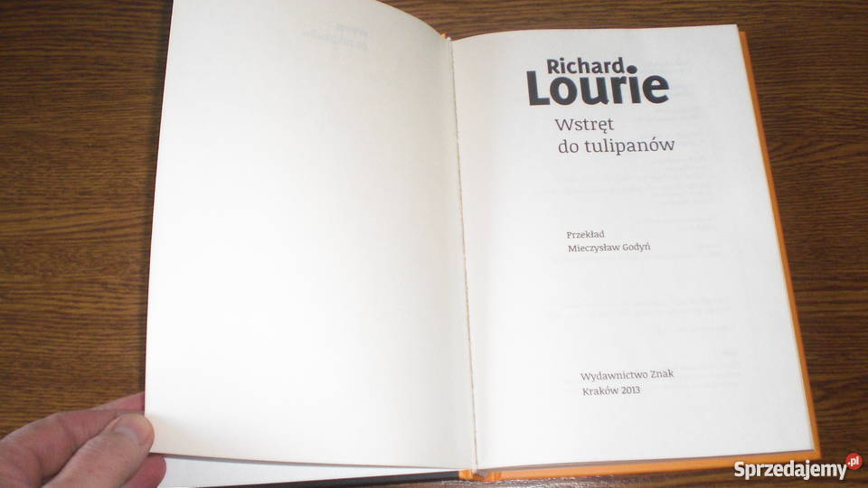Wstręt Do Tulipanów Richard Lourie Poznań sprzedam