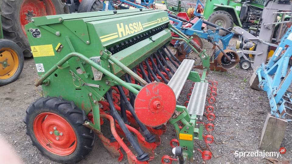 Siewnik do zboża HASSIA DKL250 ścieżki KOMPUTER Przymiłowice sprzedam