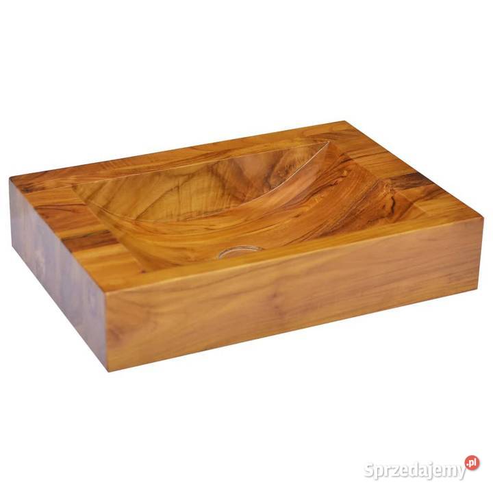 vidaXL Umywalka z drewna tekowegoSKU326163 Warszawa