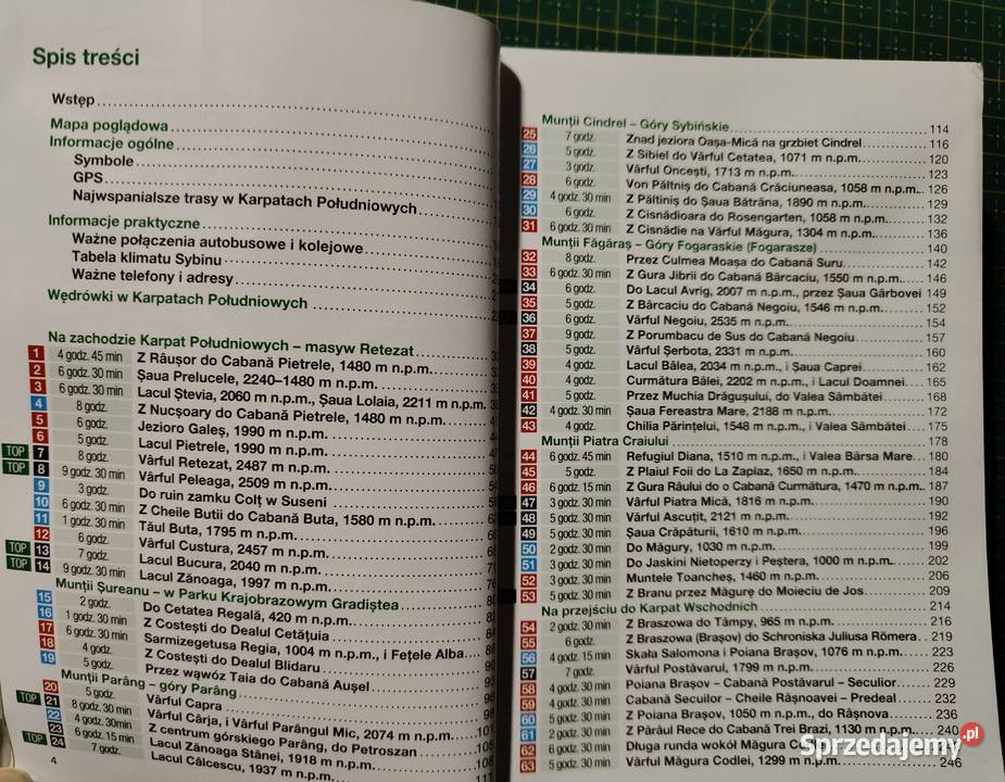 Rumunia Karpaty Południowe Rother przewodnik Kraków