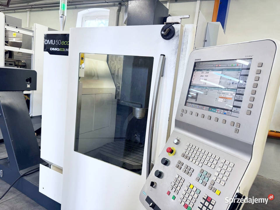 Frezarka CNC DMG DMU 50 ecoline 5 osi z Niemiec lubuskie