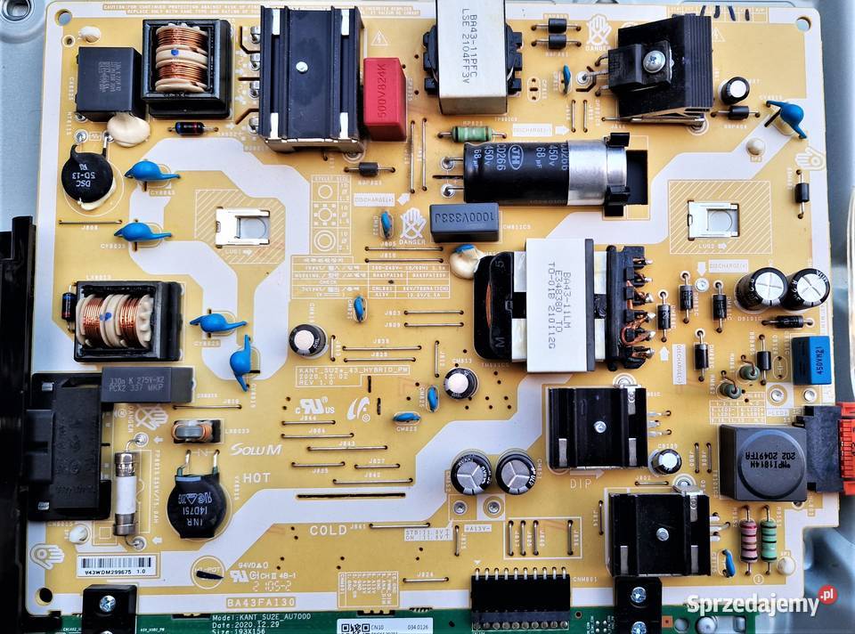 BN9654206U płyta samsung UE43AU7192Uzasilacz mazowieckie Warszawa