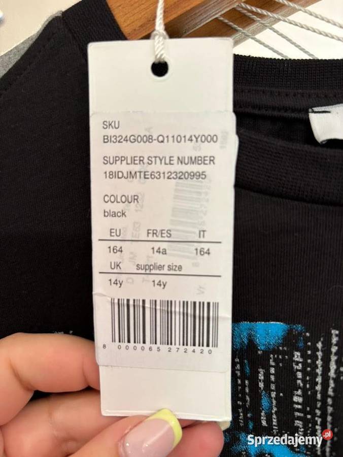 BIKKEMBERGS bluzka młodzieżowa z długim rękawem Kalwaria Zebrzydowska