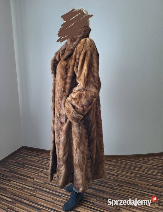 Piękne klasyczne brązowe futro z norek Rozmiar Łęczyca sprzedam