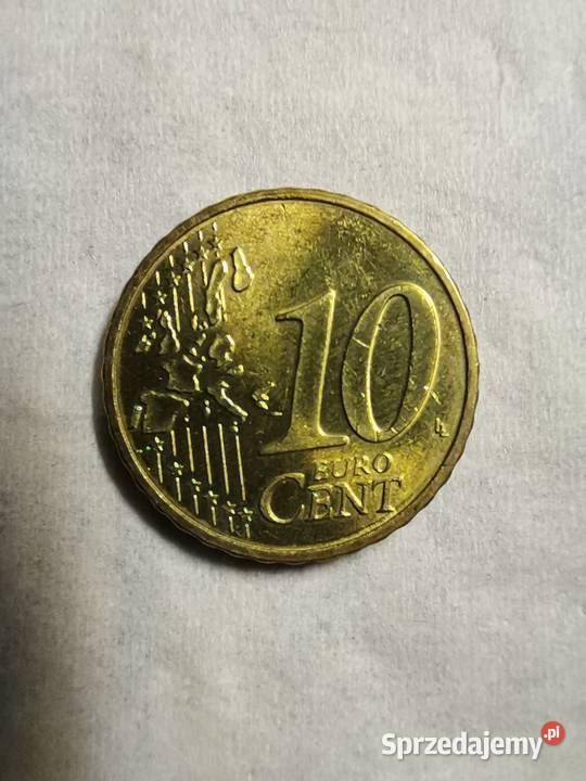 Niemcy RFN 10 Euro Cent 2002 Karlsruhe Ząbki