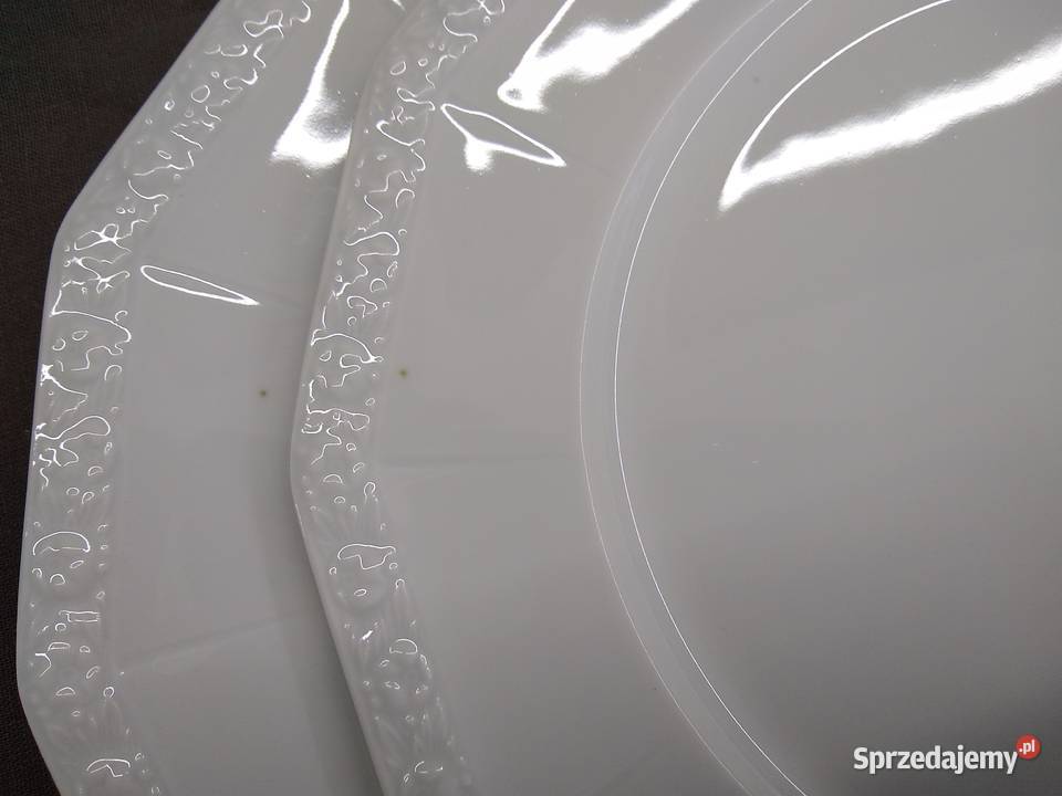 Talerze płytkie 6 Rosenthal Biała Maria 28 sprzedam