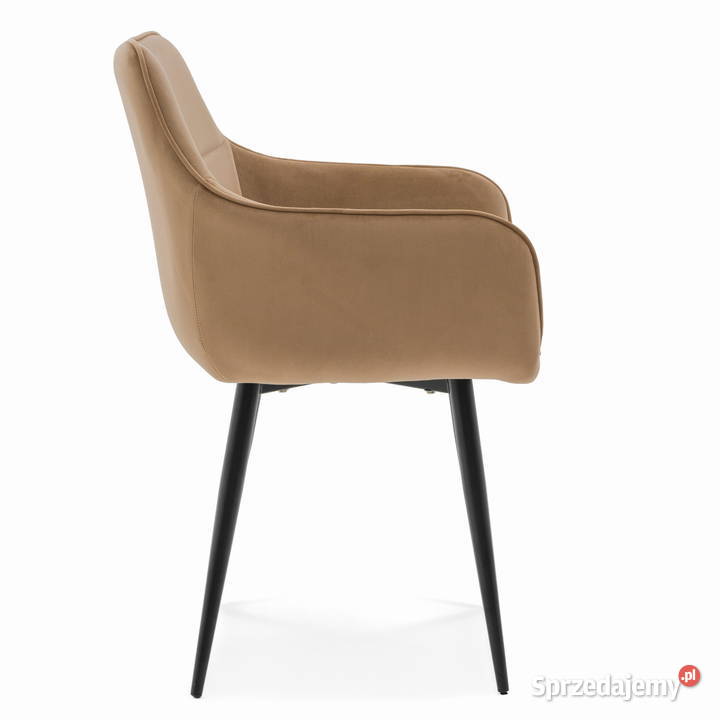 Ciembobeżowe Krzesło Tapicerowane Quattro wielkopolskie Tarchały Małe