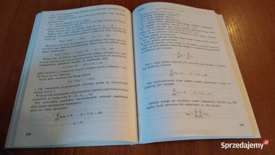 Elementy algebry liniowej i programowania Gdańsk sprzedam