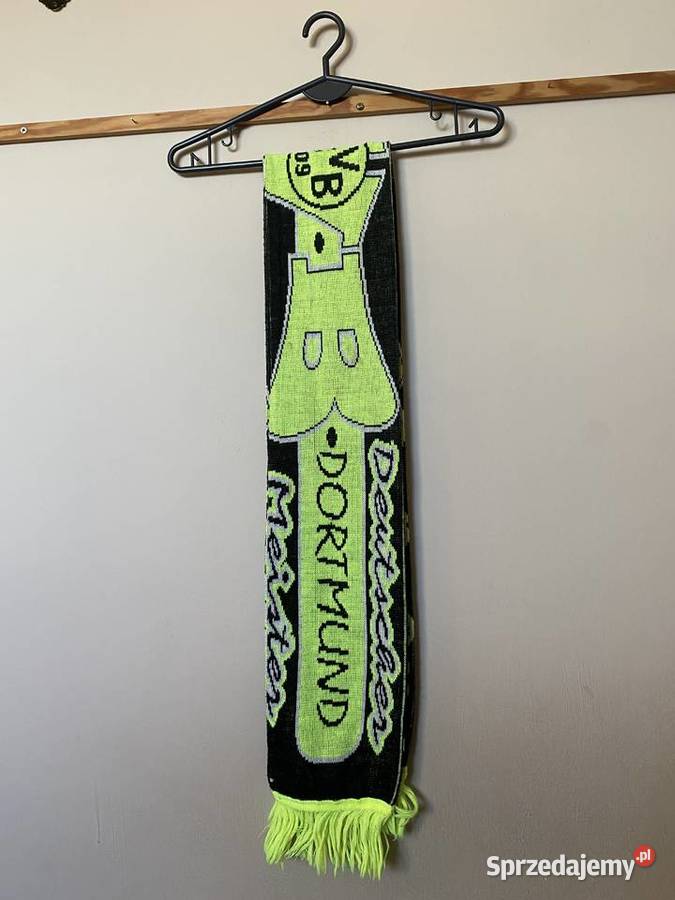 Unikatowy szal piłkarski BORUSSIA DORTMUND Piłka nożna dolnośląskie Wrocław sprzedam