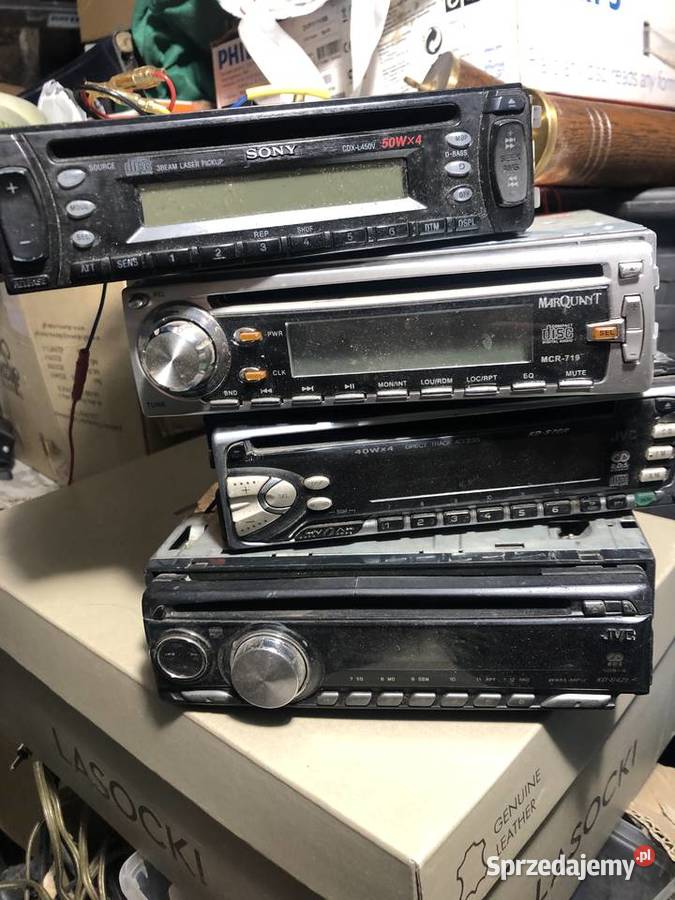 Różne radia samochodowe sprawne