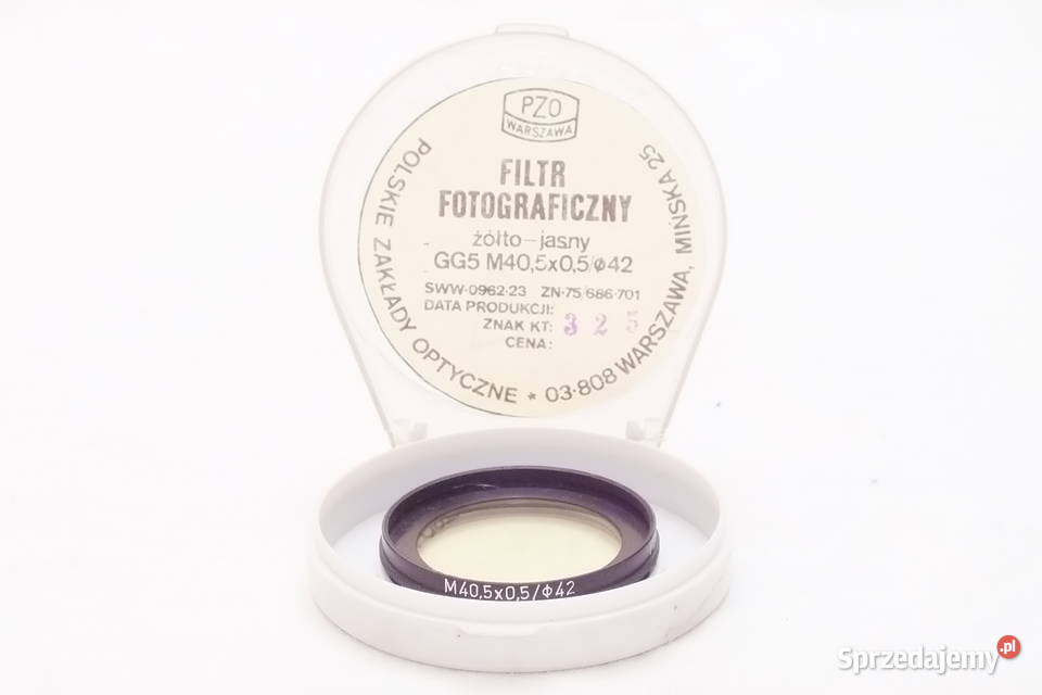 filtr żółtojasny PZO GG5 Lubin
