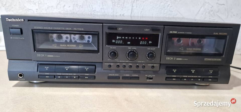 Magnetofon Technics RSTR515 Casette deck wielkopolskie Międzychód