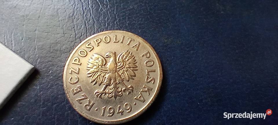 Stare monety 20 groszy 1949 MN piękna PRL Polska podkarpackie Lesko sprzedam