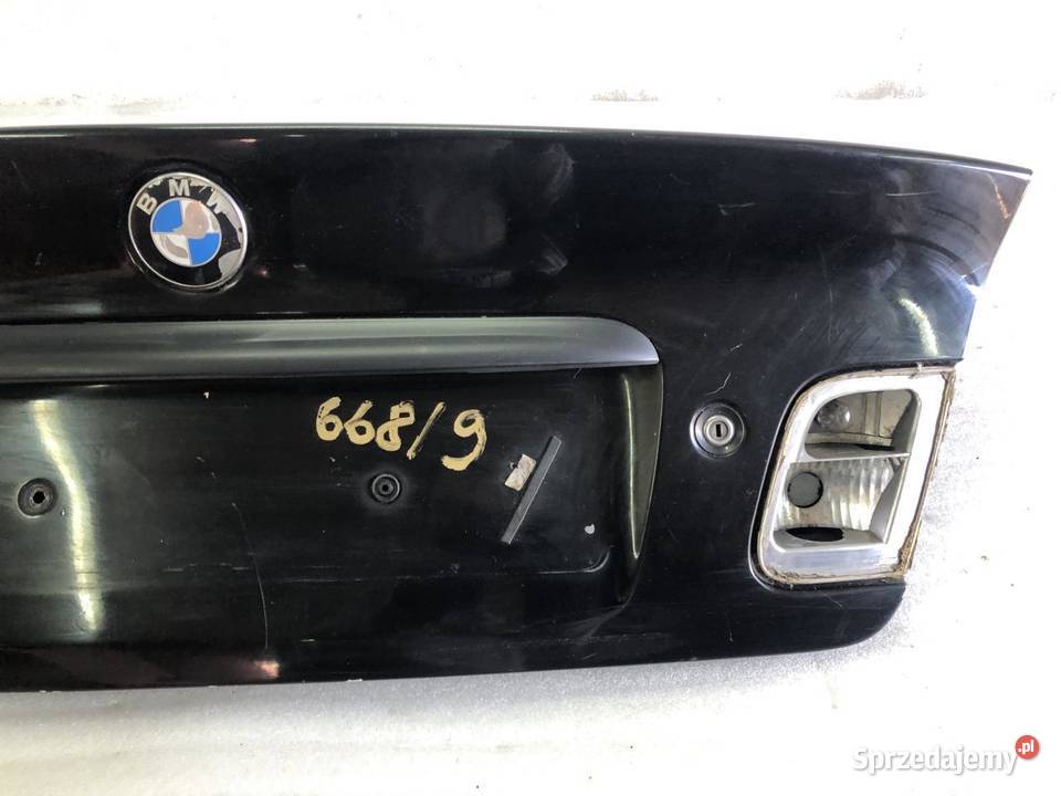 KLAPA BAGAŻNIKA BMW E46 SEDAN 6689 Części samochodowe wielkopolskie sprzedam