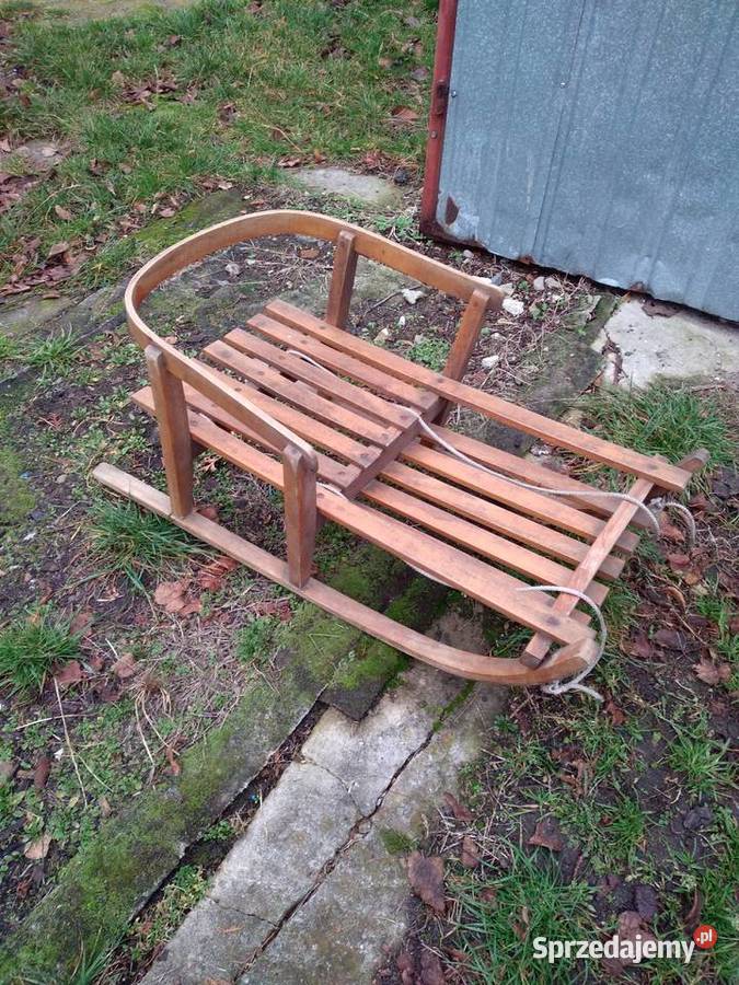 Sanki drewniane