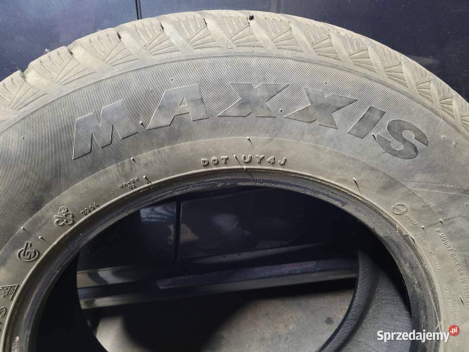 Opony 215 70 R16 zima 6mm Maxxis Bystra Podhalańska