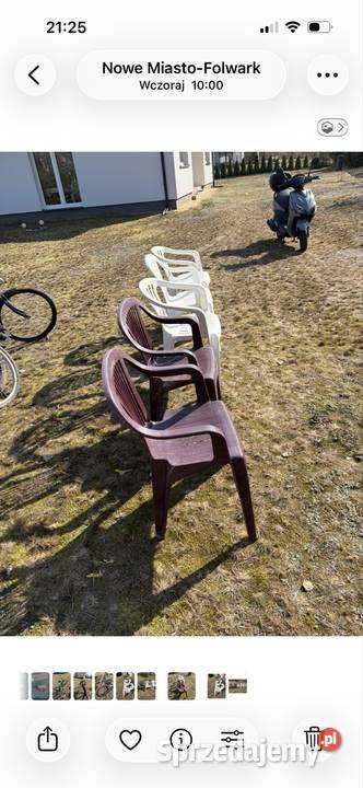 Sprzedam krzesła ogrodowe Nowe Miasto